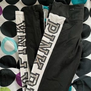 victoria secret pink athletic leggings size xsmall